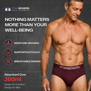Titanboxers™ AirDry Absorbent Briefs